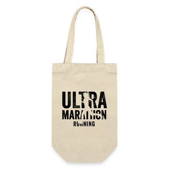 Ultra Marathon Running - Gift Bag for Bottles - nature - Front