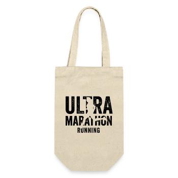 Ultra Marathon Running - Gift Bag for Bottles - nature - Front