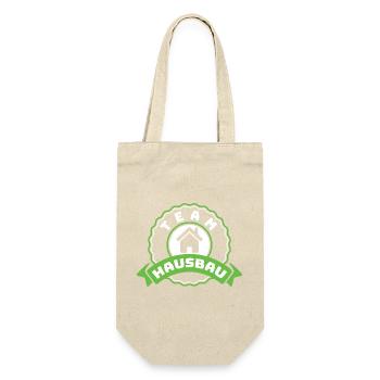 Team House Building Emblem - Gift Bag for Bottles - nature - Front