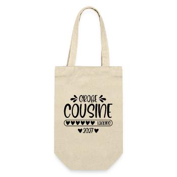Big Cousin 2027 loading - Gift Bag for Bottles - nature - Front