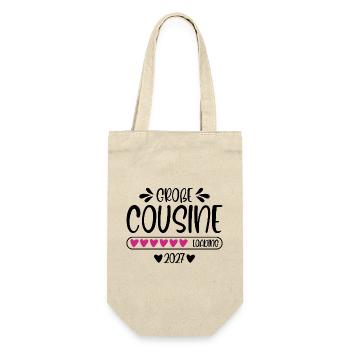 Big Cousin 2027 loading - Gift Bag for Bottles - nature - Front