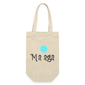 Malaga Biznaga - Gift Bag for Bottles - nature - Front