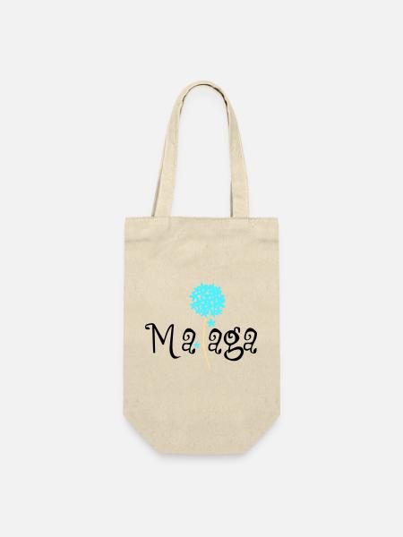 Malaga Biznaga - Geschenkbeutel für Flaschen - Natur