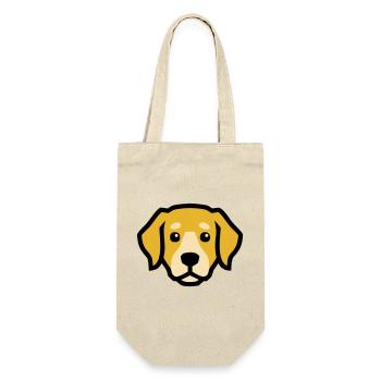 Dog Head Golden Retriever Labrador Dog Mom - Gift Bag for Bottles - nature - Front