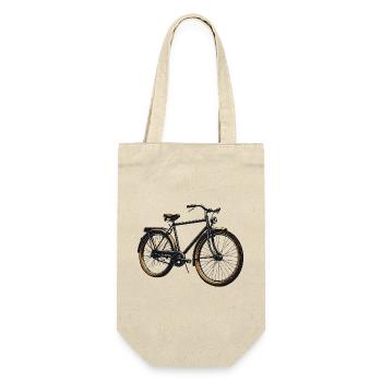Retro Bicycle Night Picture - Gift Bag for Bottles - nature - Front