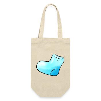 blue sock - Gift Bag for Bottles - nature - Front