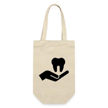 Dentiste, dentiste, cabinet dentaire - Sac à bouteille - nature - Devant