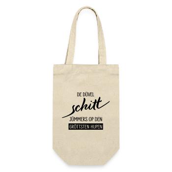 De Duevel Schitt Juempers Shirt - Geschenkbeutel für Flaschen - Natur - Vorne