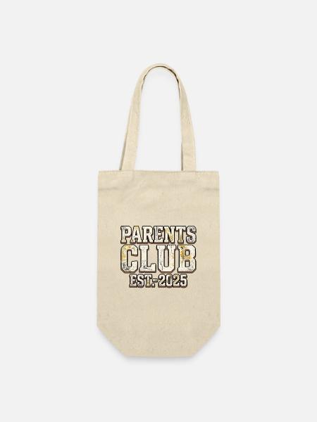 Parents Club 2025 - Geschenkbeutel für Flaschen - Natur