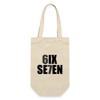 Six Seven - 67 - Meme - Basketball - 6-7 - Geschenkbeutel für Flaschen - Natur - Vorne