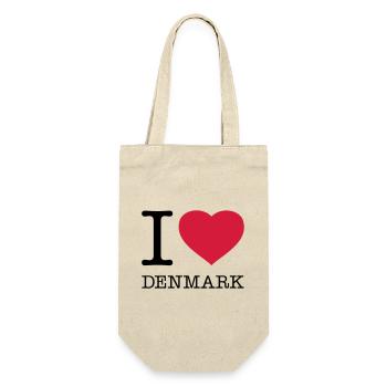 J’AIME LE DANEMARK Dänemark - Sac à bouteille - nature - Devant