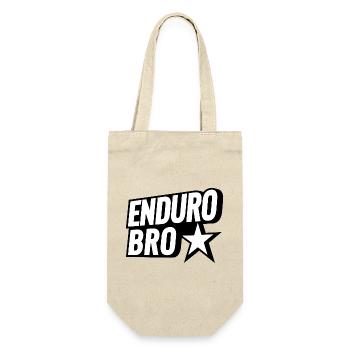 Enduro Bro MTB Team - Geschenkbeutel für Flaschen - Natur - Vorne