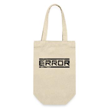 kratzer risse geek error computer download nicht g - Geschenkbeutel für Flaschen - Natur - Vorne