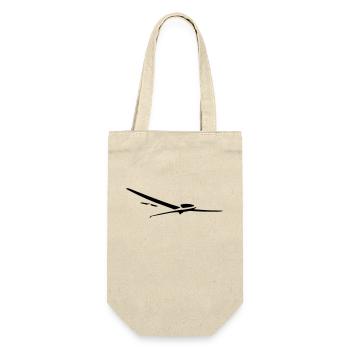 Glider Gliding Glider Glider Pilot Pilot - Gift Bag for Bottles - nature - Front