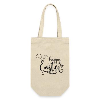 happy Easter - Gift Bag for Bottles - nature - Front