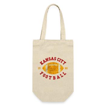 Kansas City Football Vintage - Sac à bouteille - nature - Devant