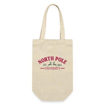 Christmas Santa Claus Gifts - Gift Bag for Bottles - nature - Front