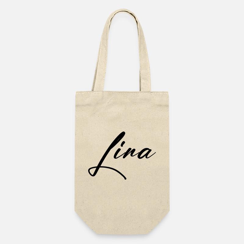 lina - Geschenkbeutel für Flaschen - Natur