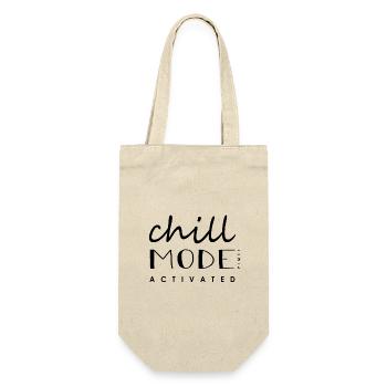 Chill Mode - Geschenkbeutel für Flaschen - Natur - Vorne