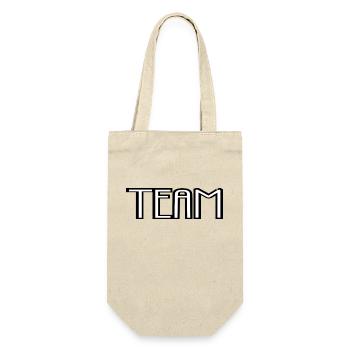 Team - Gift Bag for Bottles - nature - Front
