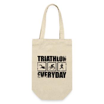 Triathlon everyday life - Gift Bag for Bottles - nature - Front