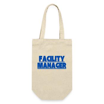 Facility Manager Haustechniker Hausmeister - Geschenkbeutel für Flaschen - Natur - Vorne