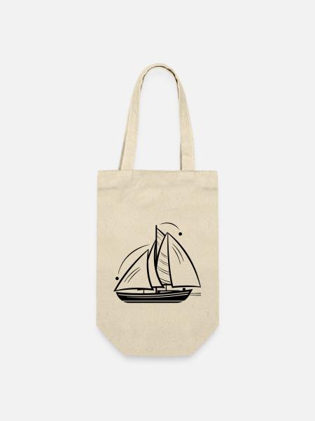 Bateau a voile - Sac à bouteille - nature