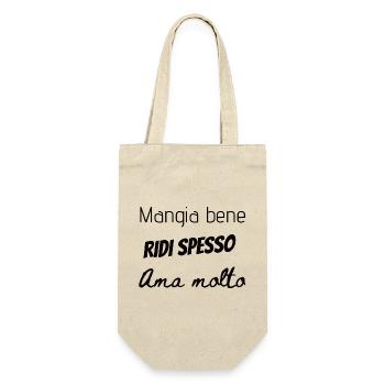 Cadeau fan Italie - Sac à bouteille - nature - Devant