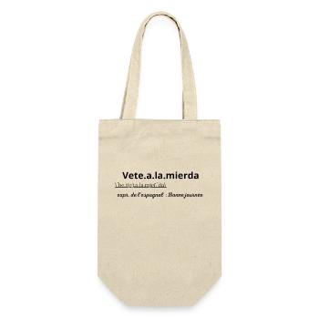 Vêtement pour Espagnol humoristique ! - Sac à bouteille - nature - Devant