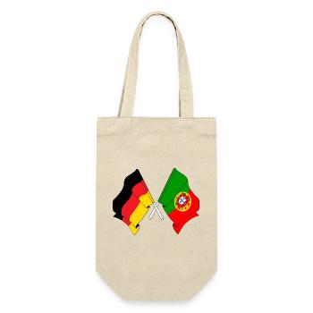 Drapeau de l’Allemagne et drapeau du Portugal - Sac à bouteille - nature - Devant
