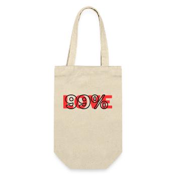 Amour99 % - Sac à bouteille - nature - Devant