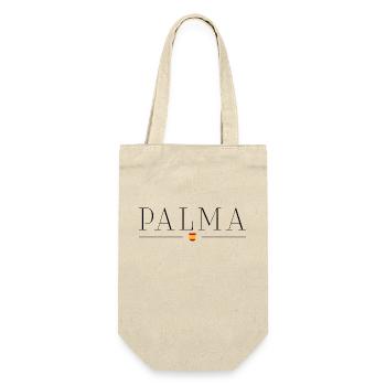 Palma Eleganz T-Shirt - Geschenkbeutel für Flaschen - Natur - Vorne