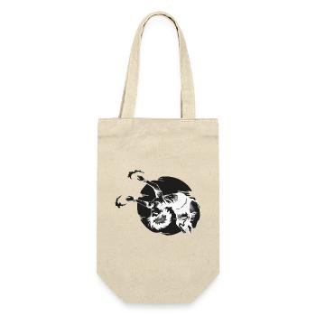 Backflip Anime Manga Figur - black - Geschenkbeutel für Flaschen - Natur - Vorne