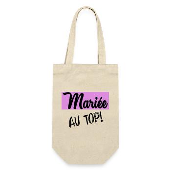 MARIEE. FUTURE MARIEE. EVJF - Sac à bouteille - nature - Devant