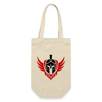 Symbole du casque Spartan - Sac à bouteille - nature - Devant