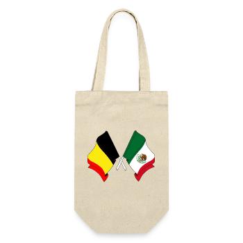 Drapeau de la Belgique, drapeau du Mexique - Sac à bouteille - nature - Devant