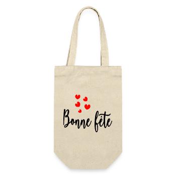ALLES GUTE ZUM GEBURTSTAG. MAMA. MUTTERTAG - Geschenkbeutel für Flaschen - Natur - Vorne