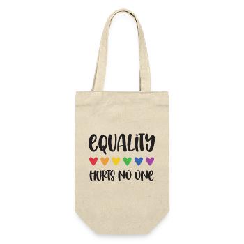 Mois de la fierté LGBT - L’égalité ne fait de mal à personne - Sac à bouteille - nature - Devant