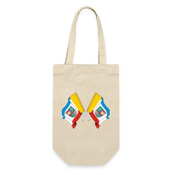 Two flags of the Holy Cross - Gift Bag for Bottles - nature - Front
