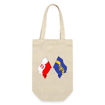 Drapeau Pologne Silésie - Sac à bouteille - nature - Devant