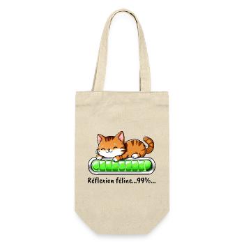 Réflexion Féline à 99% - Chat Mignon - Sac à bouteille - nature - Devant