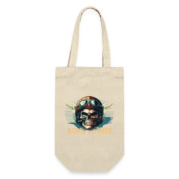 Né pour rouler - Sac à bouteille - nature - Devant