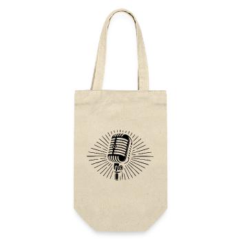 T-shirt de musique rétro vintage - Sac à bouteille - nature - Devant