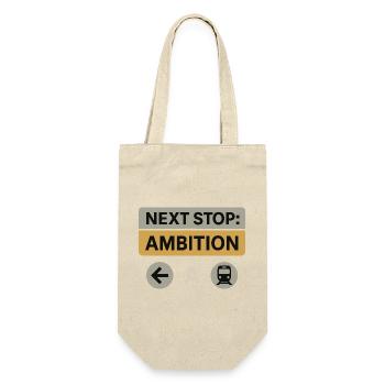 Prochain arrêt : Ambition – Conception de motivation - Sac à bouteille - nature - Devant