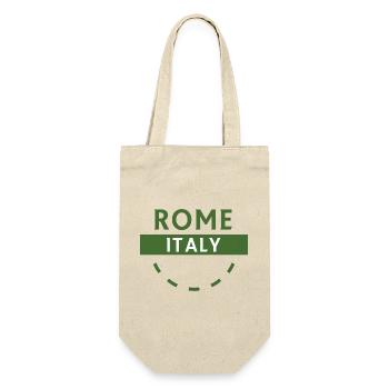Rome Italia Green Emblem - Gift Bag for Bottles - nature - Front