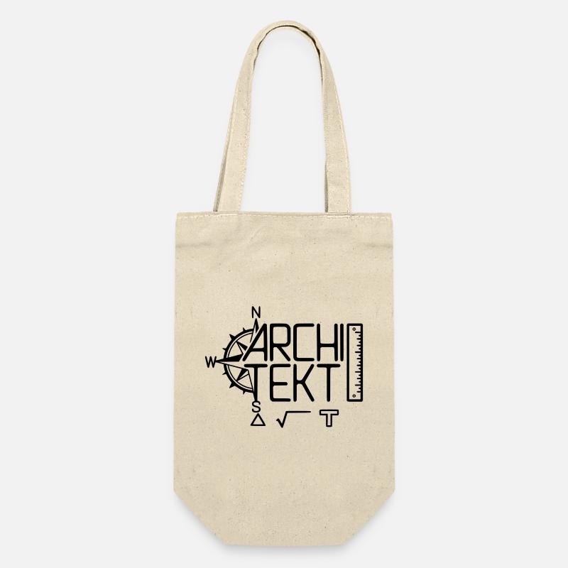 Conception architecte avec outil de dessin - Sac à bouteille - nature