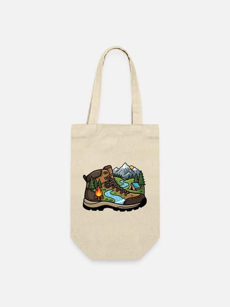 Camp Adventure Boot - Geschenkbeutel für Flaschen - Natur