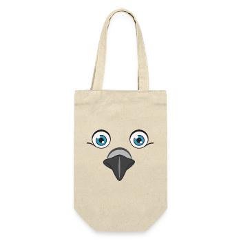 Adorable Tête de Colombe Amoureux des oiseaux Pigeon Peace Art graphique - Sac à bouteille - nature - Devant