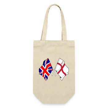 City of London & Great Britain Flags - Gift Bag for Bottles - nature - Front