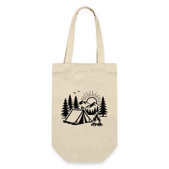 Tent Nature Outdoor Camp - Gift Bag for Bottles - nature - Front